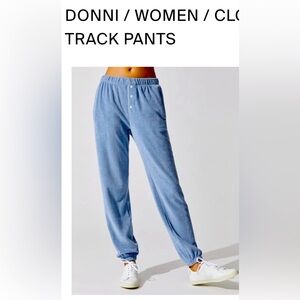 Super cozy Brand new Donni Terry Cloth Sweatpanta with pockets.